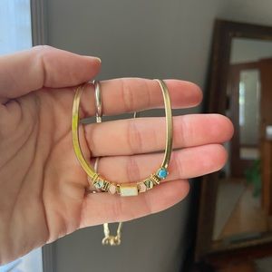 Gorjana Multi Color Gemstone Necklace